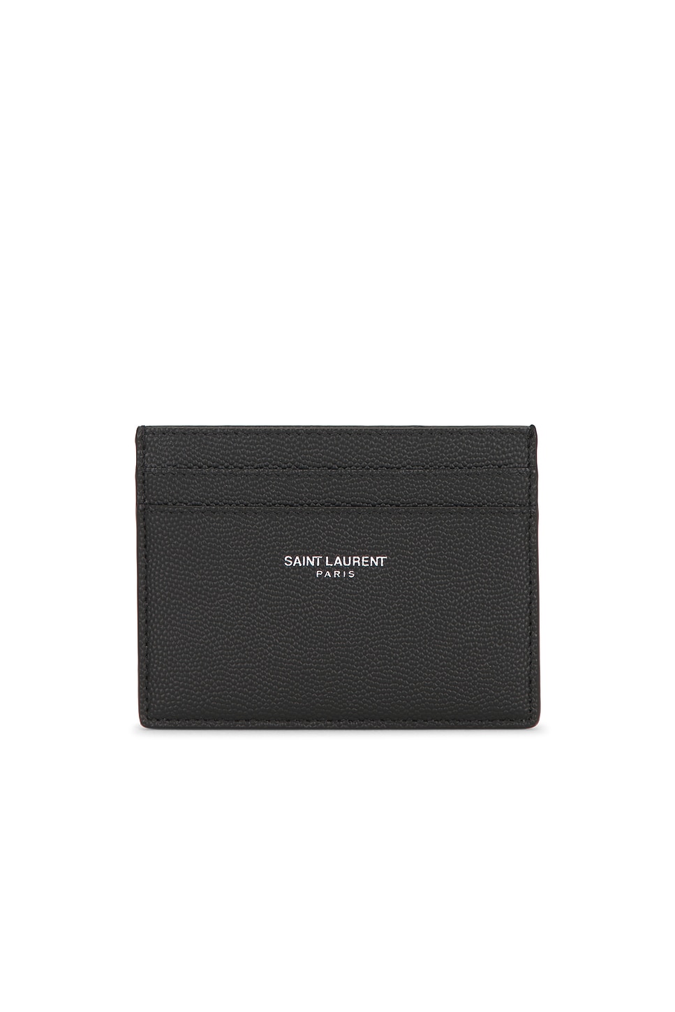 Saint Laurent Credit Card Case in Black