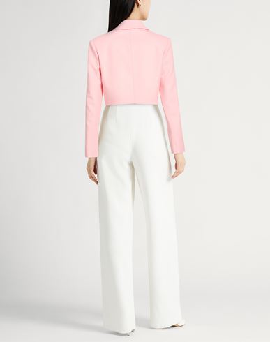 Woman Blazer Pink Size 4 Virgin Wool, Elastane