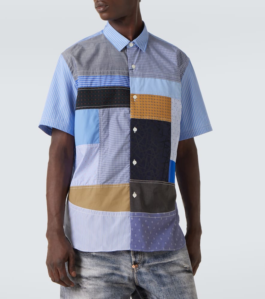 Patchwork cotton shirt