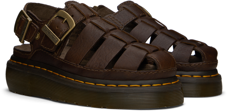 Dr. Martens Brown Wrenlie Sandals