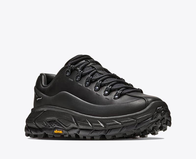 HOKA Elite Terrain System Tor Summit LTR Shoes in Black/Black