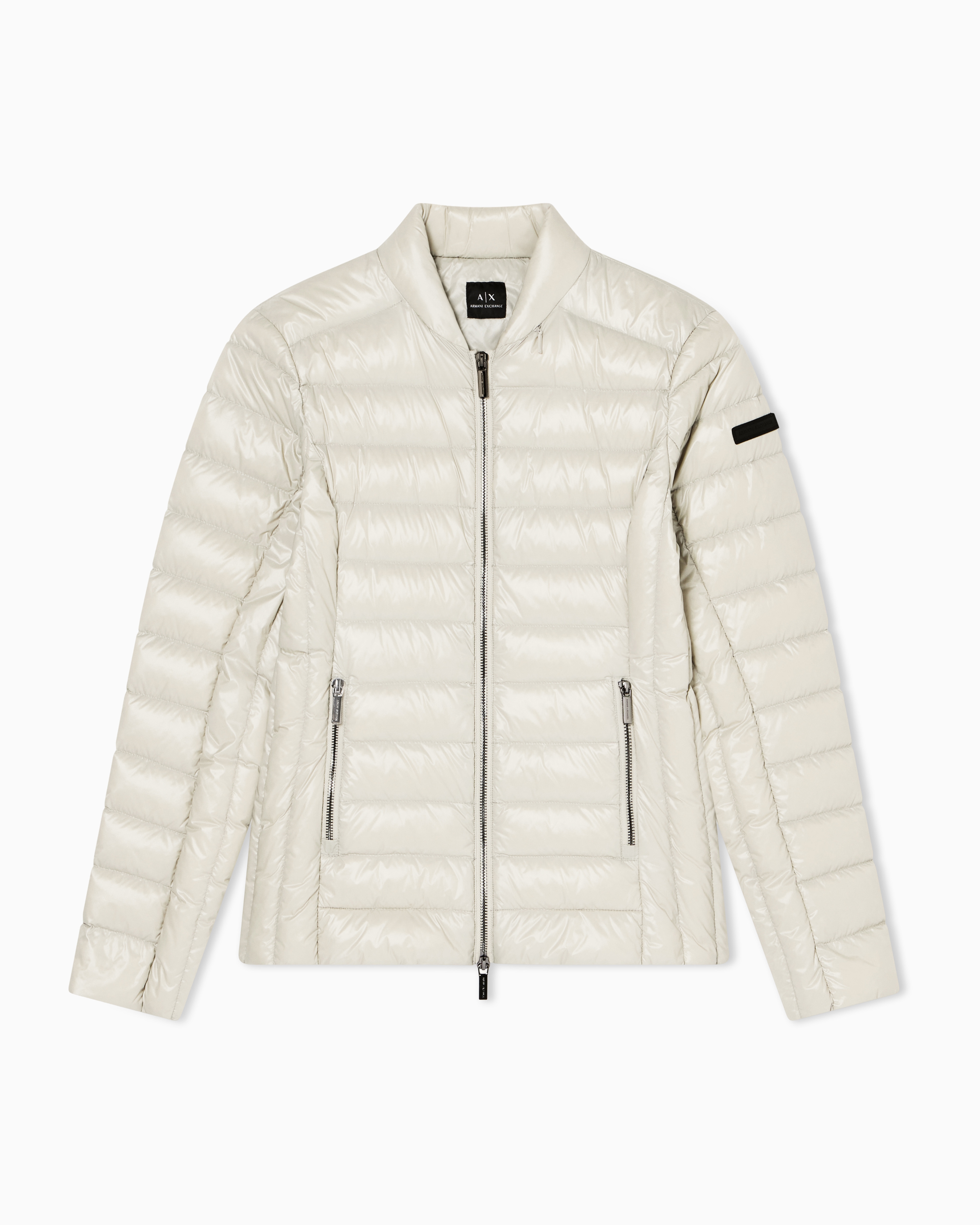 Down jacket slim fit in lightweight nylon
