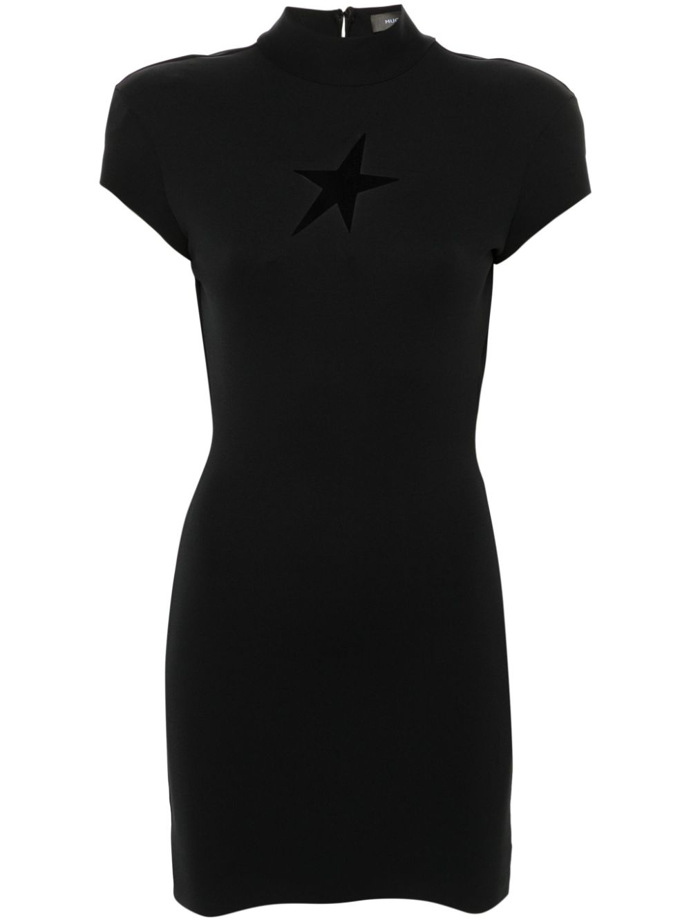 Star mini dress - Black