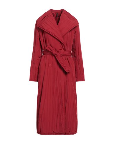 Woman Coat Brick red