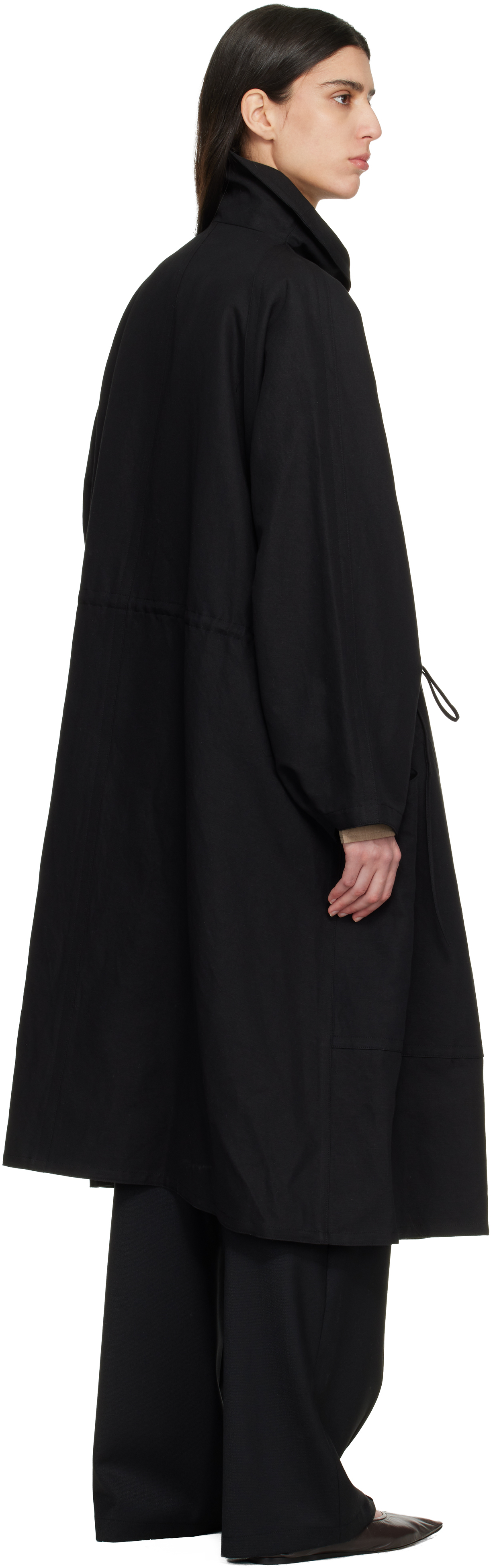 Black Sculptured Coat