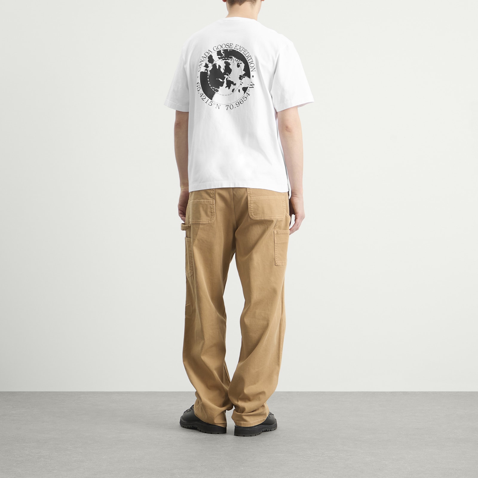 Men's Novo T-Shirt With Back Graphic in Optic White