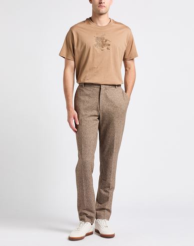 Man Pants Sand Size 32 Cotton, Elastane