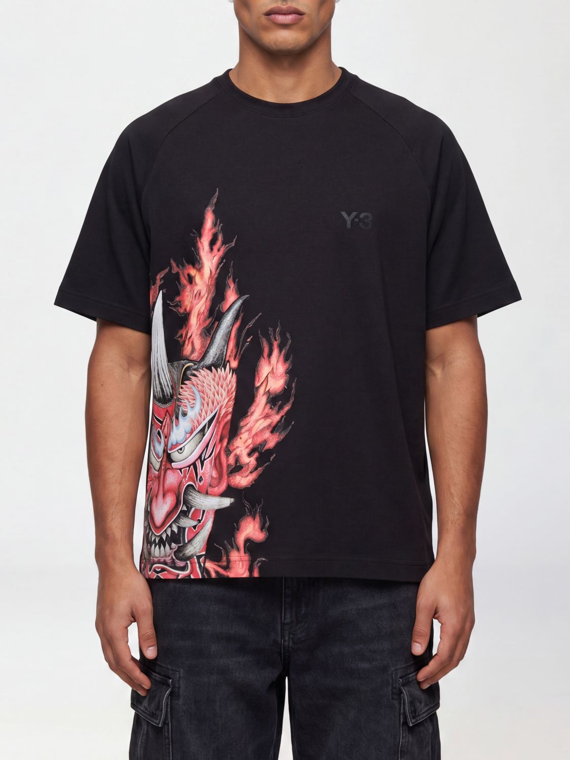 T-shirt Y-3 Graphic Short Sleeve T-Shirt Black