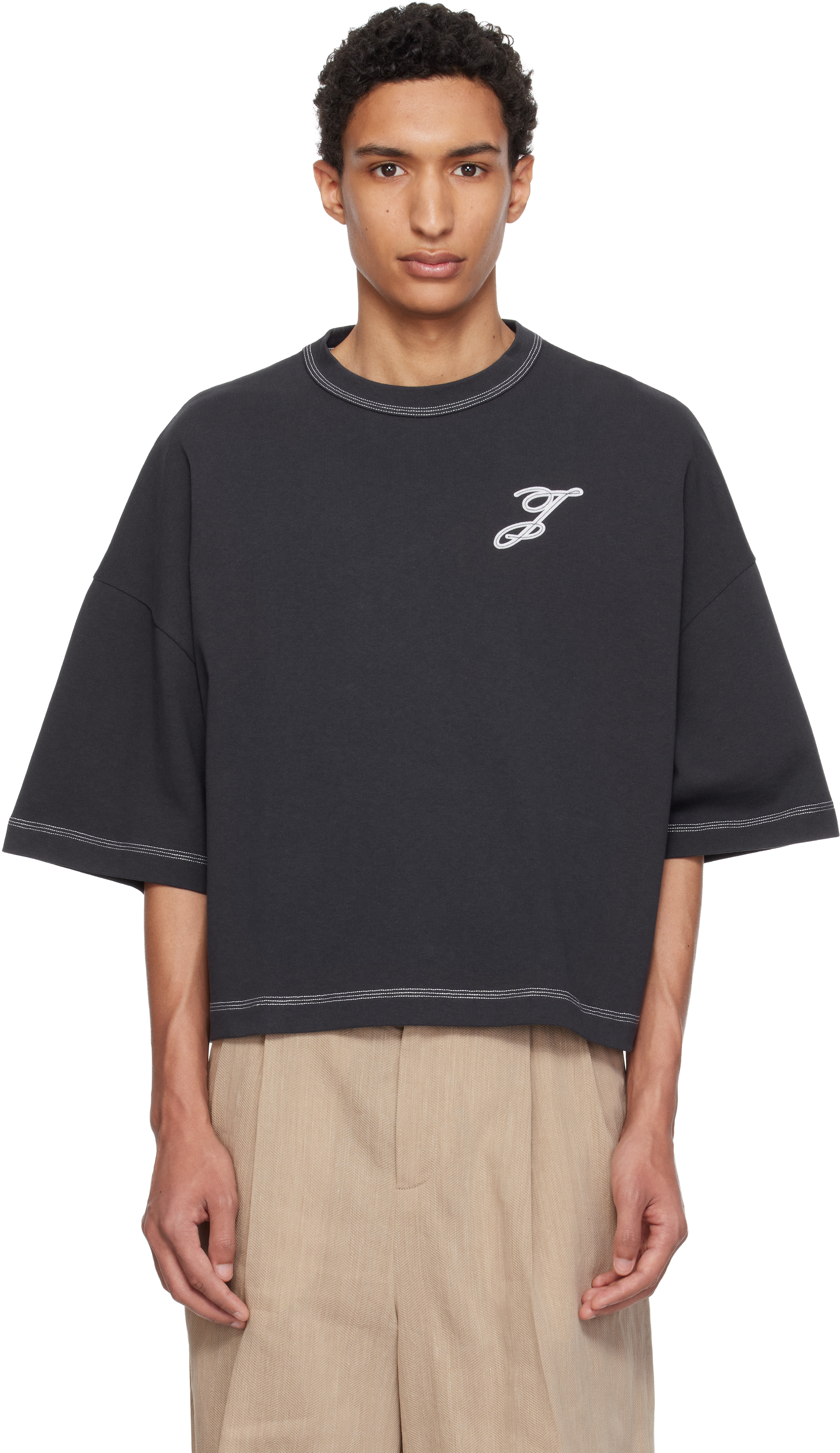 Navy 'The Letro' T-shirt