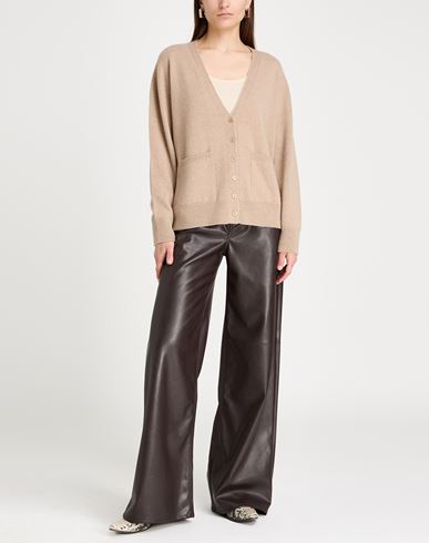 Vanisé Woman Cardigan Sand Size 10 Cashmere