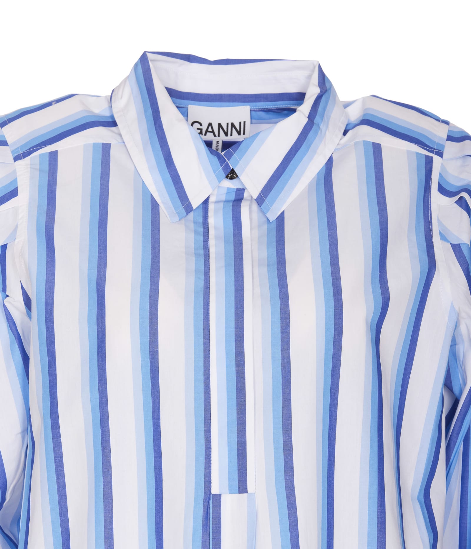 Mini Striped Shirt Dress