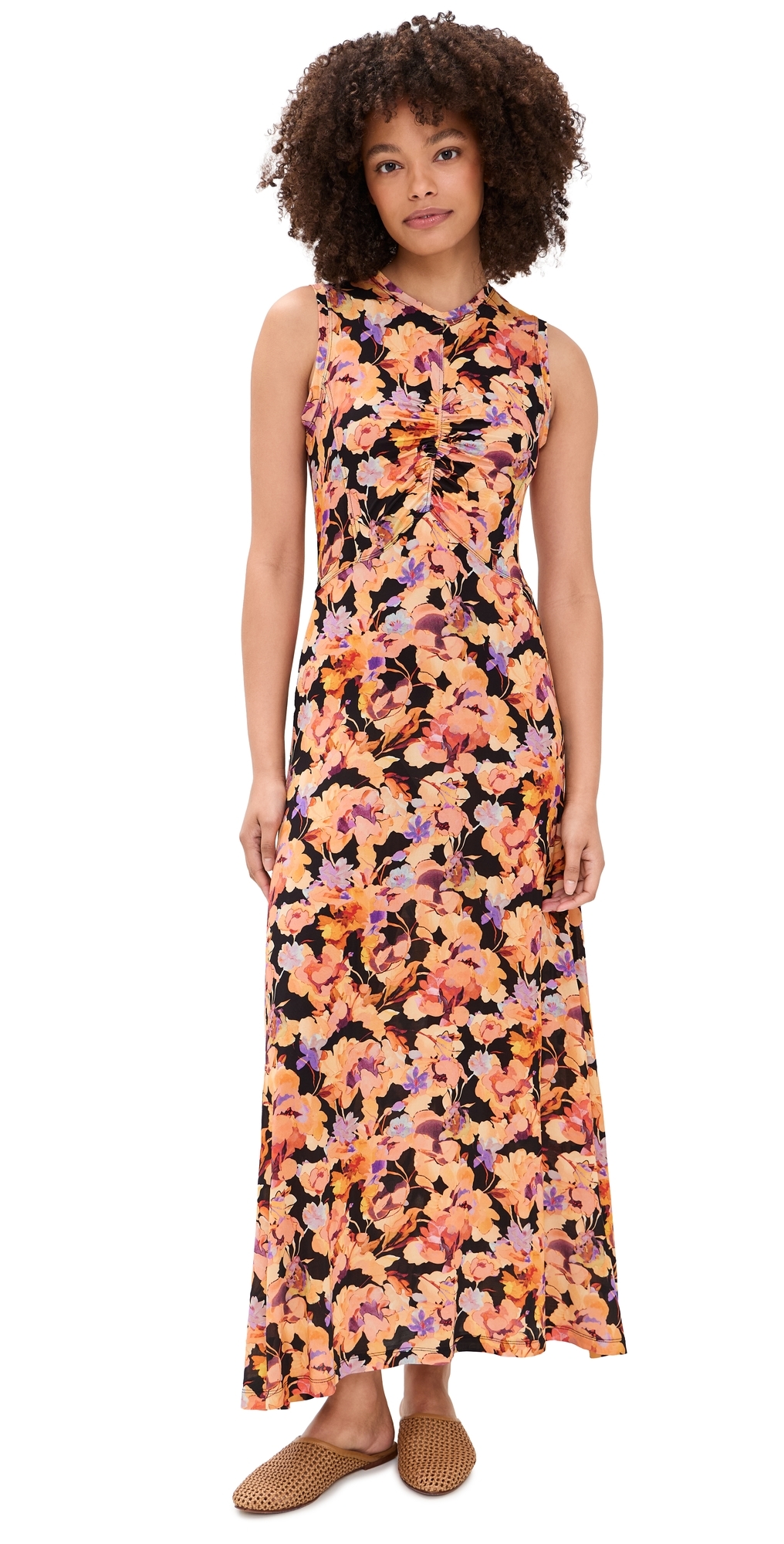 Lina Jersey Dress Night Bloom