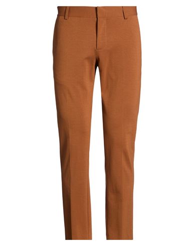 Man Pants Brown Size 34 Cotton, Polyamide, Elastane
