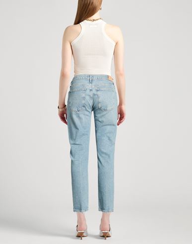 Woman Jeans Blue Size 29 Cotton, Polyurethane