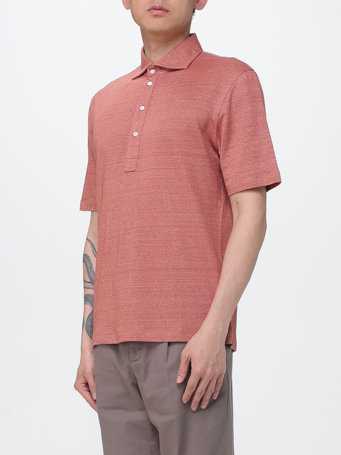 Polo Shirt Men color Blue