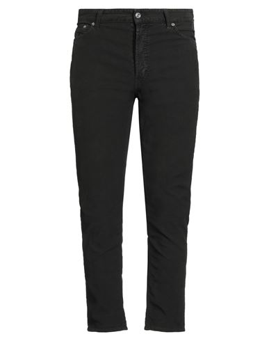 Man Pants Dark brown Size 31 Cotton, Elastane