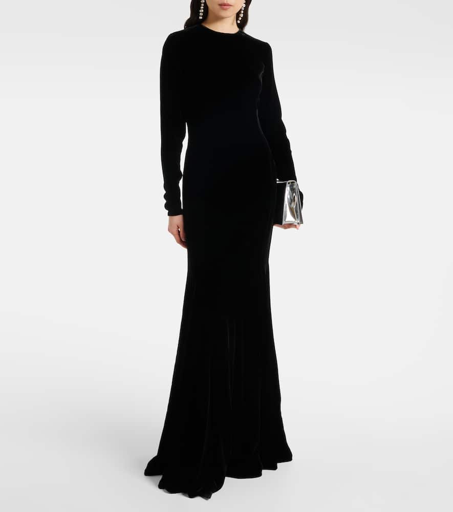 Velvet gown