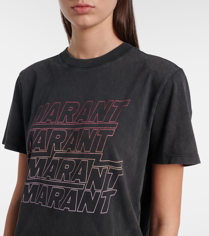 Zoeline printed cotton jersey T-shirt