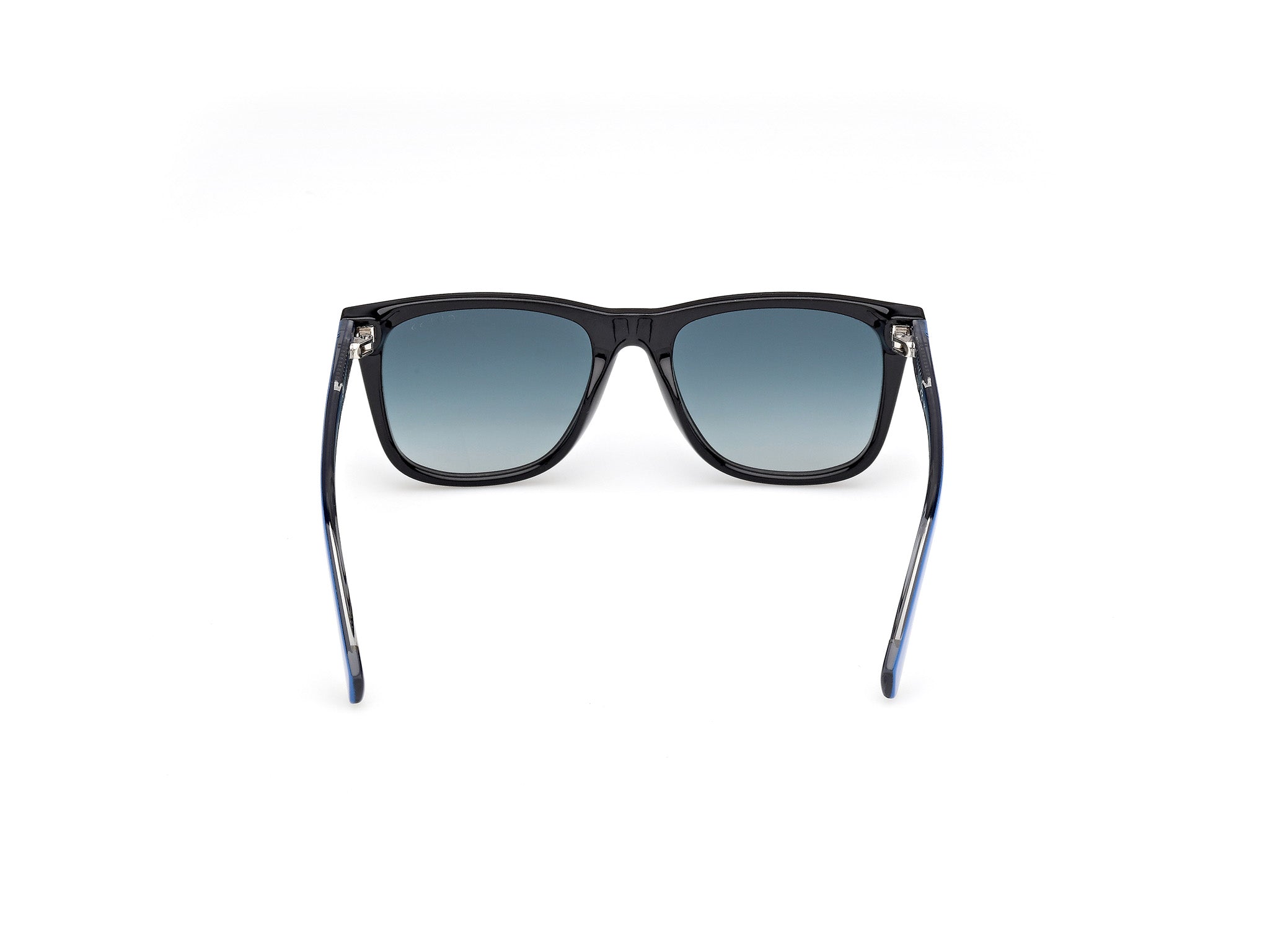 Guess Unisex Guess GU00227 01W Gafas de sol Inyectado Negro Azul Cuadrada Norma