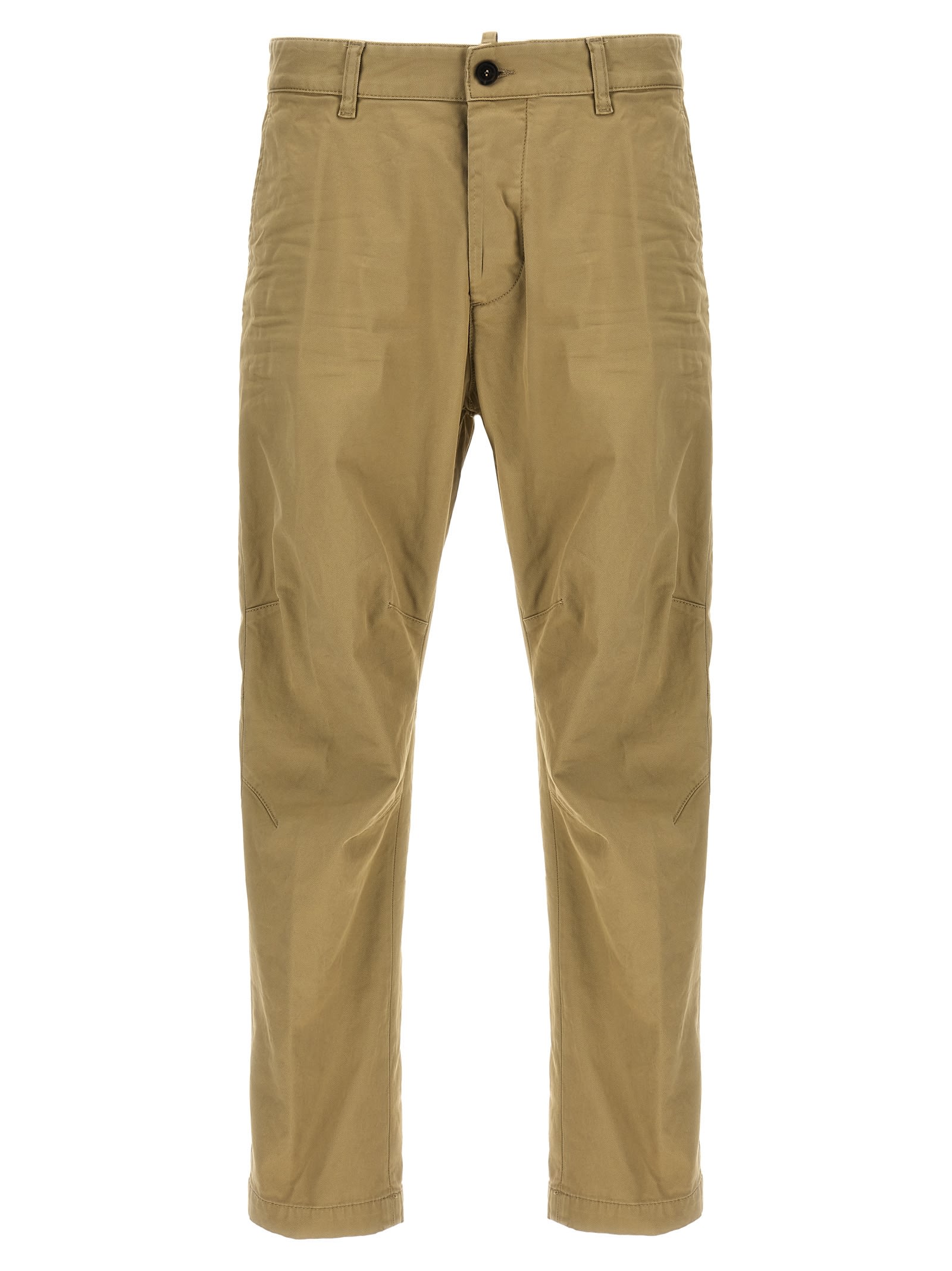 -Sexy Chino Pantaloni Beige-Uomo