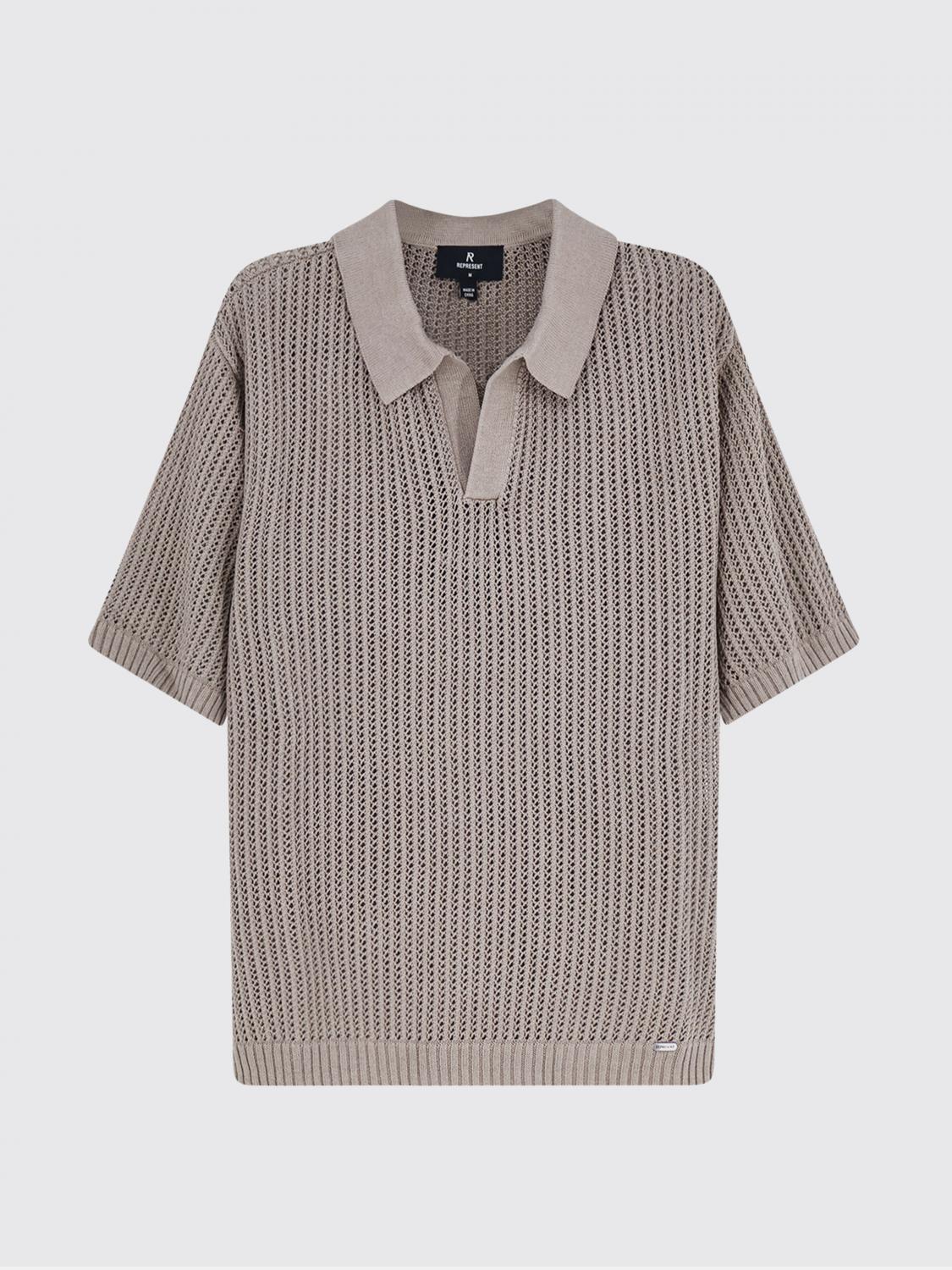 Polo Shirt Men color Kaki