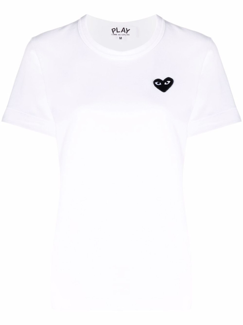 White Logo Crew Neck T-Shirt