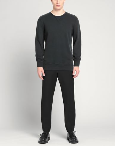 Man Sweatshirt Charcoal Size L Cotton