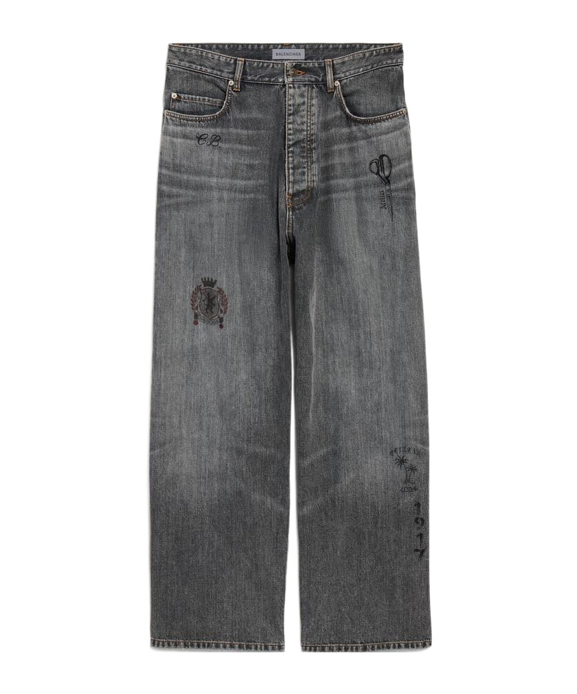 Tattoo Baggy Pants