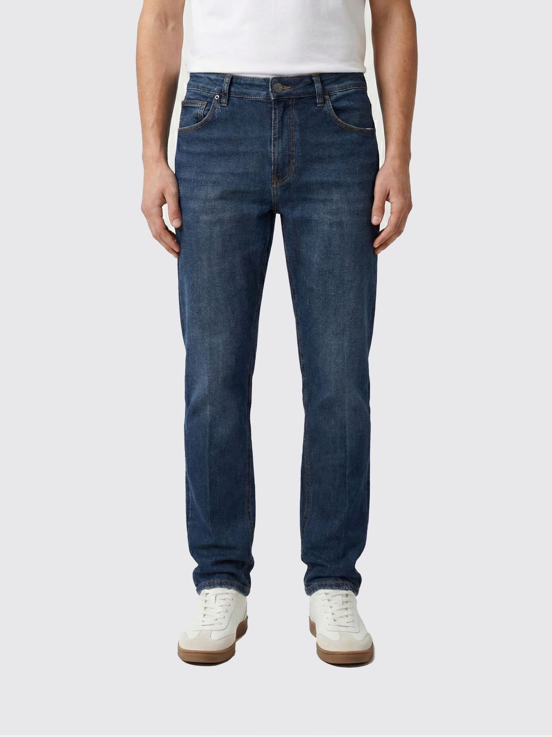 Pants Men color Denim