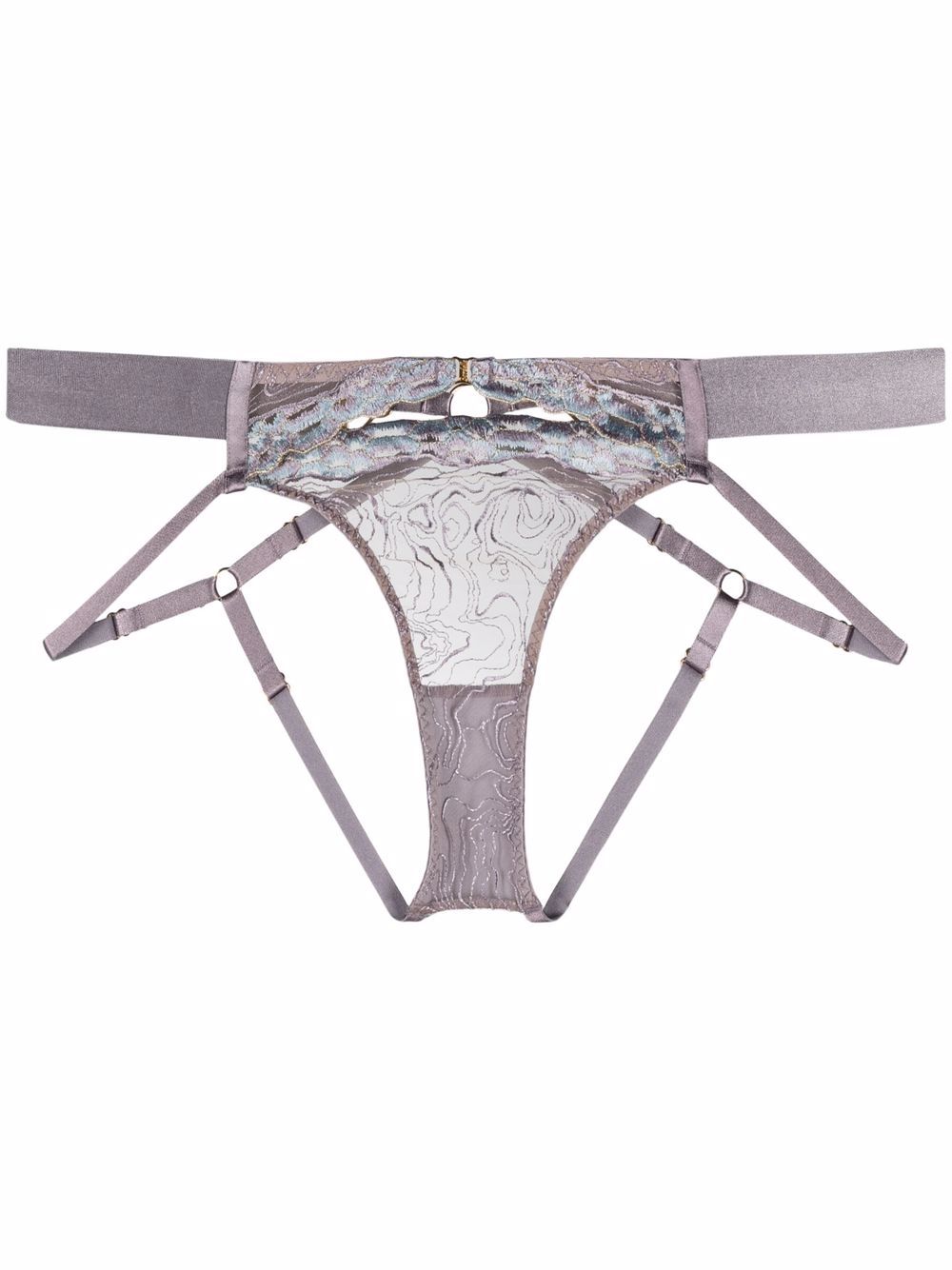Kea open-back briefs - Purple
