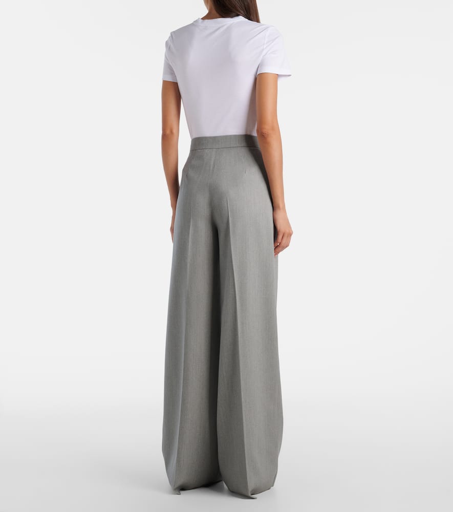 Baden virgin wool wide-leg pants