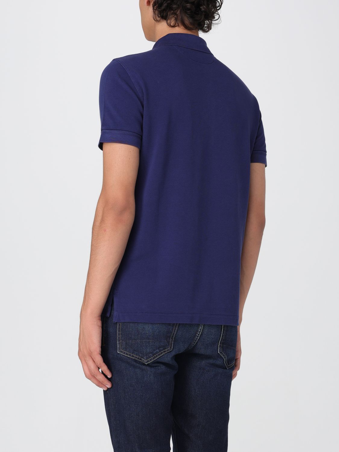 Polo Shirt Men color Blue