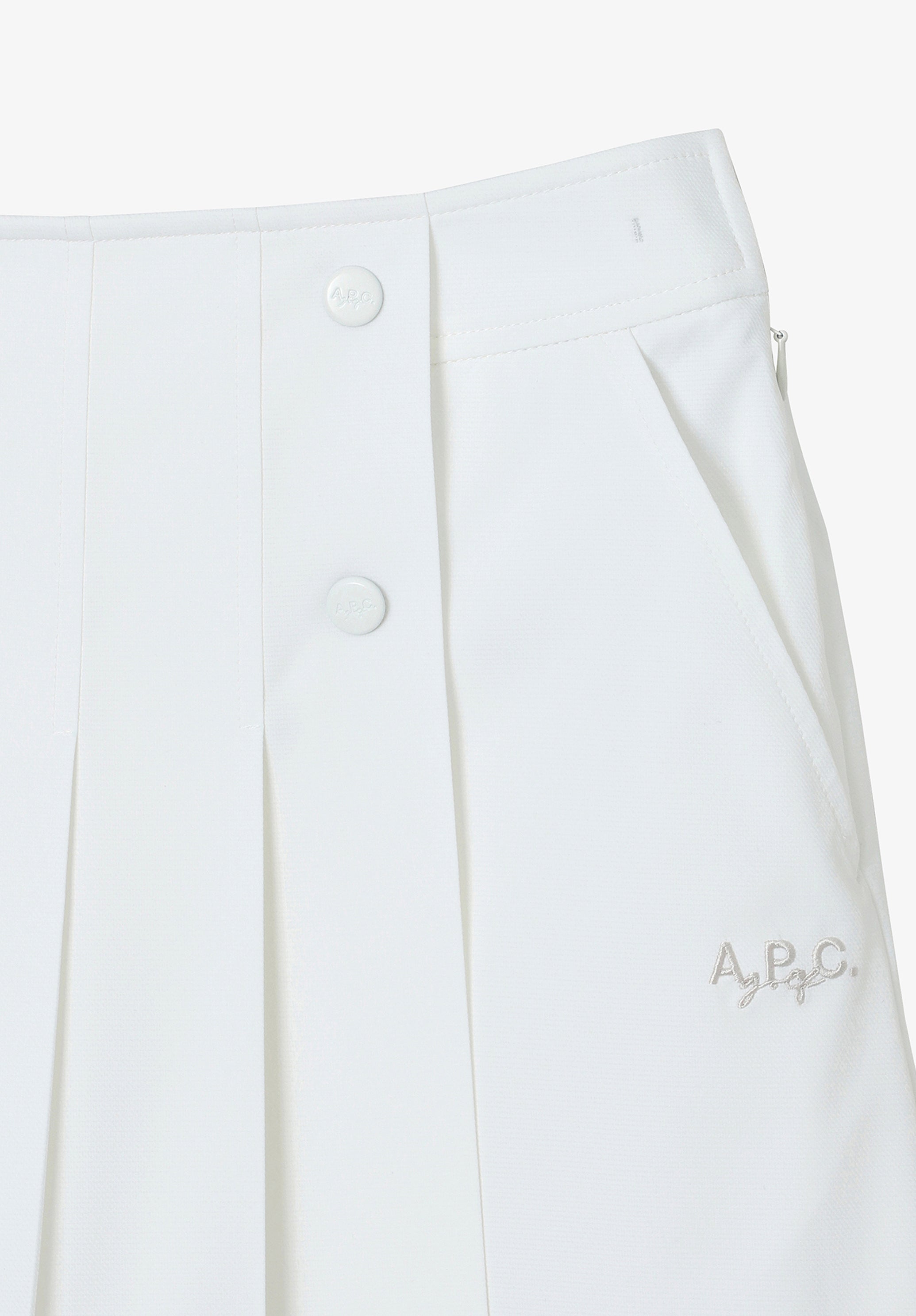 Women's Pleated skirt A. P.C. Golf Size: 34 in White