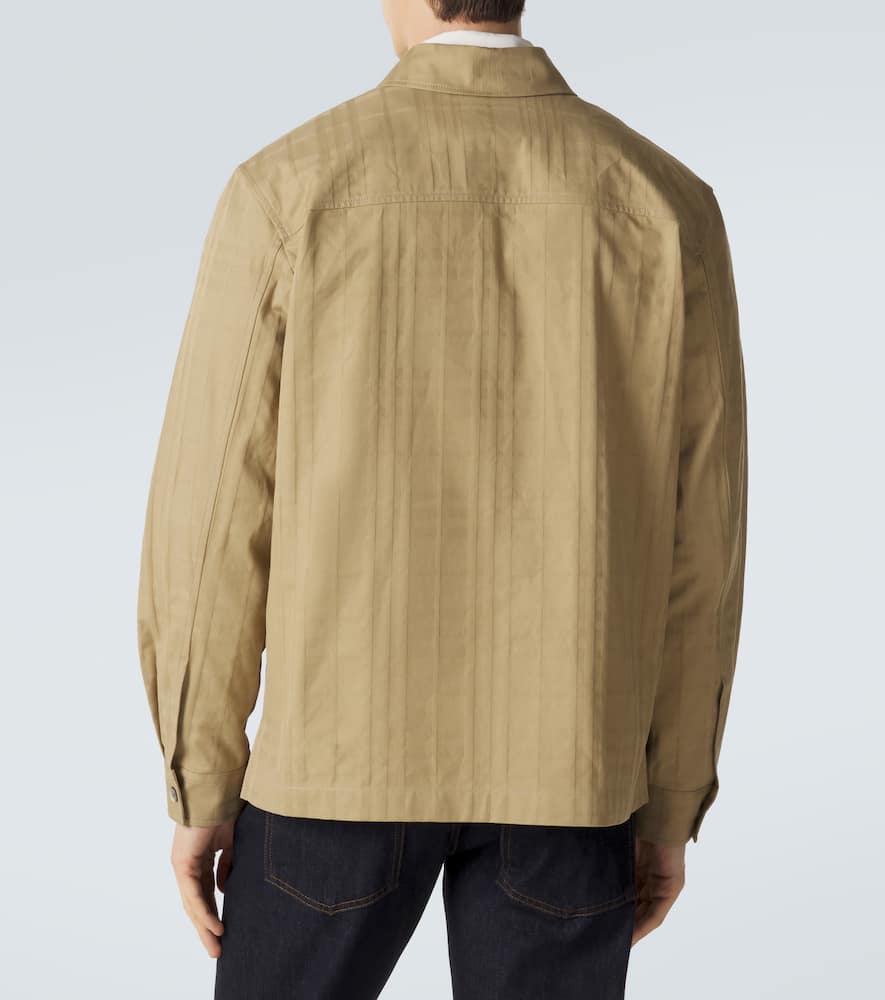 Check cotton jacket