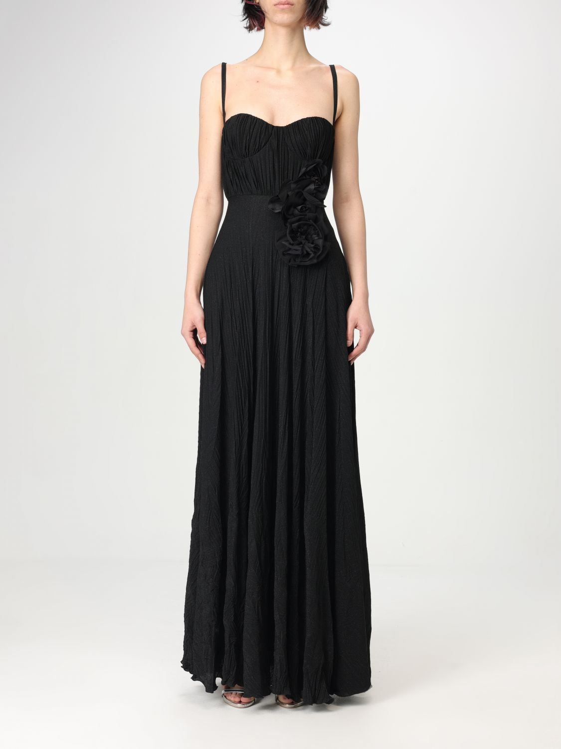 Dress ELISABETTA FRANCHI Woman color Black