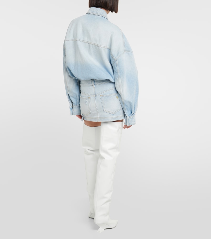 Denim miniskirt