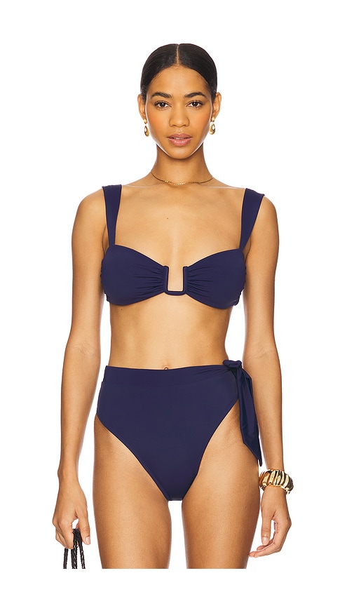 Away That Day Cannes Bikini Top in Blue. -  XXL also in M, S