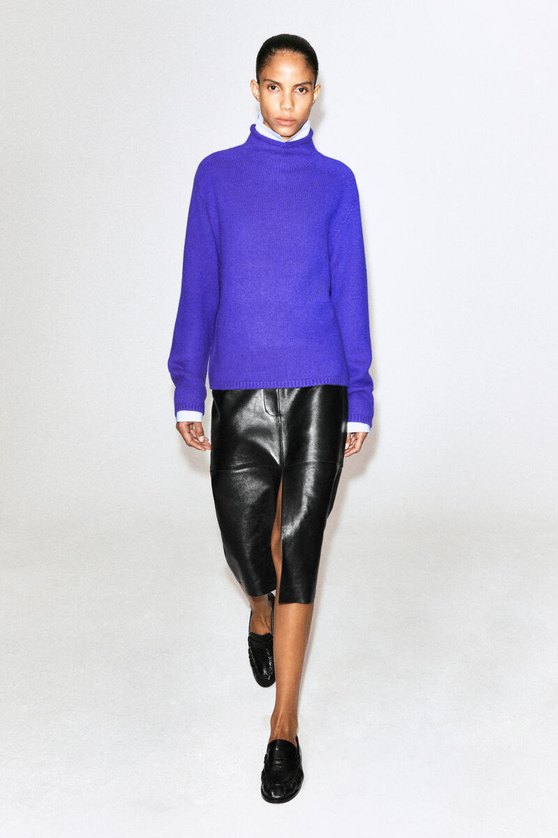 Cashmere Mock-Neck Sweater