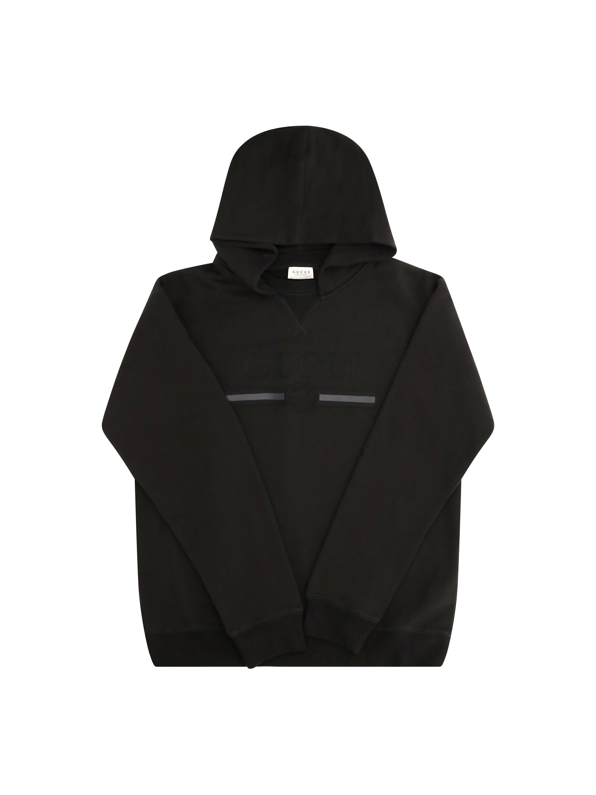 Cotton Logo Hoodie — Gray