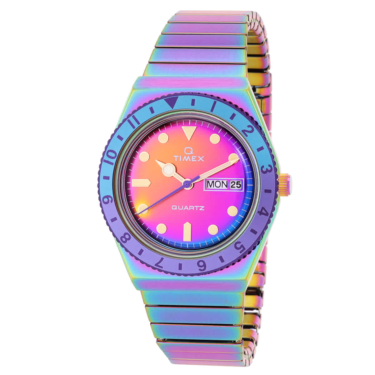 Q Iridescence Quartz Expansion Band Ladies Watch TW2W41100
