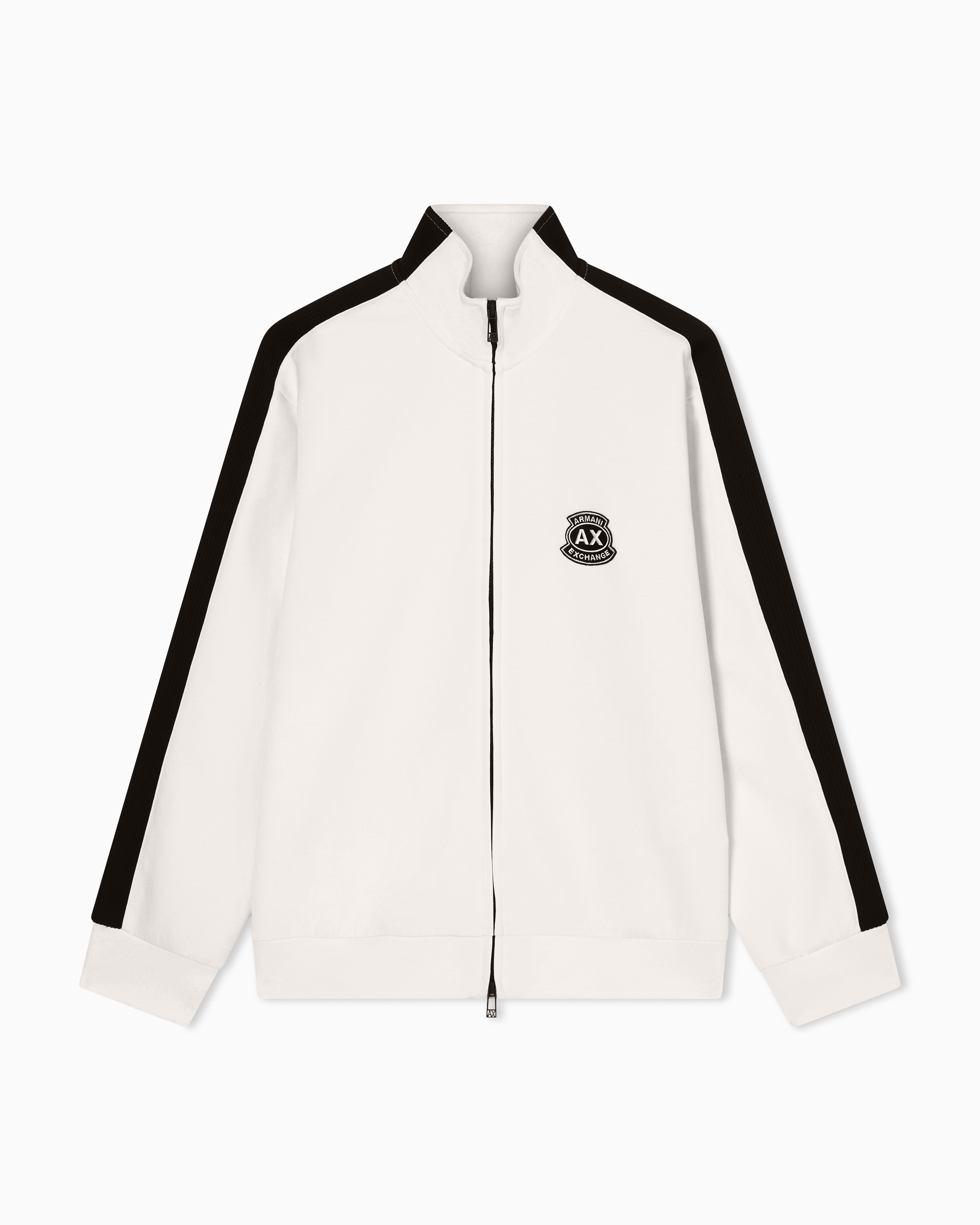 Stretch bonded cotton sweatshirt