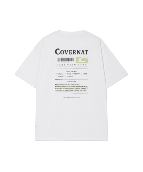 Supima Label Graphic T-Shirt White