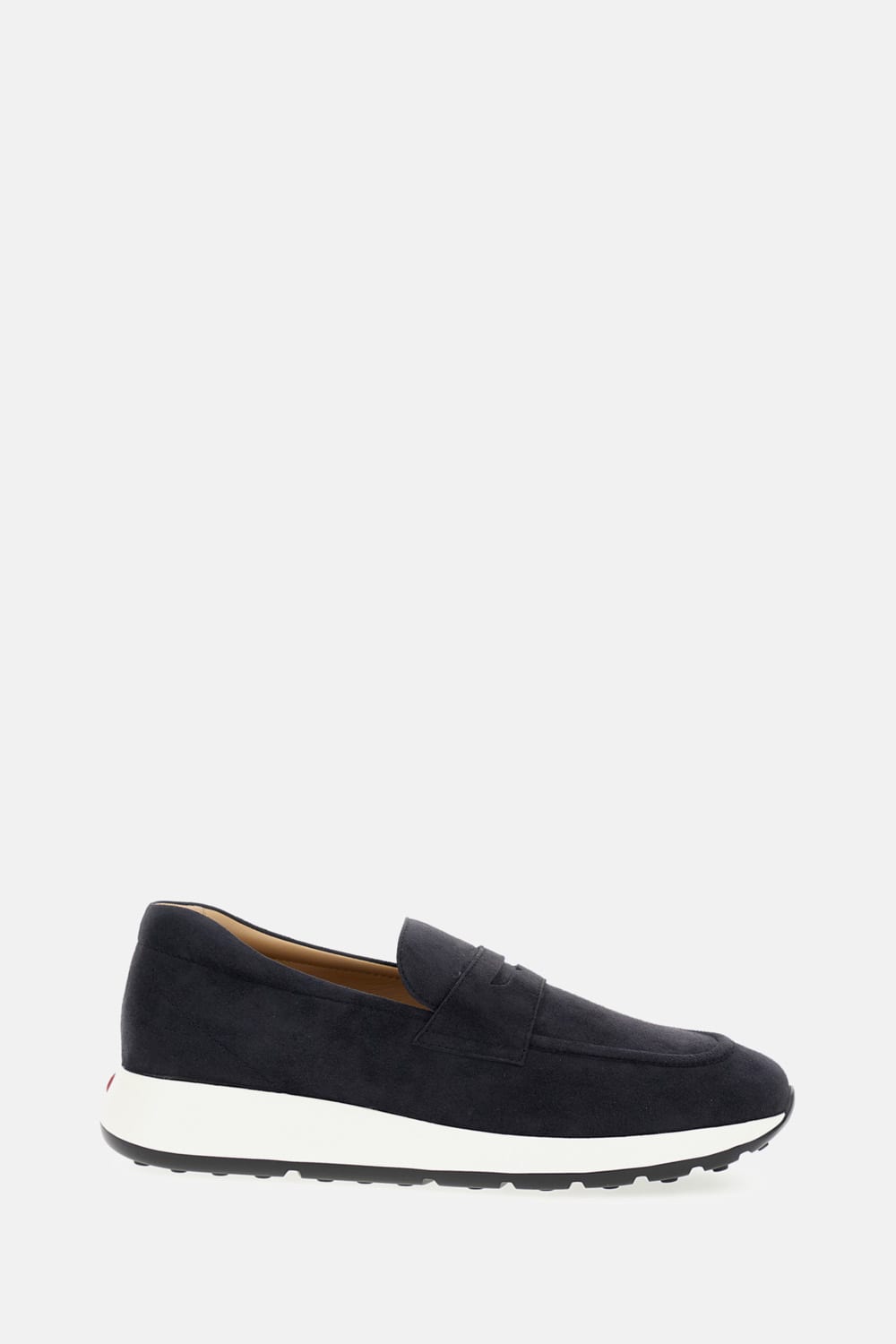 Dark Blue Suede Loafers