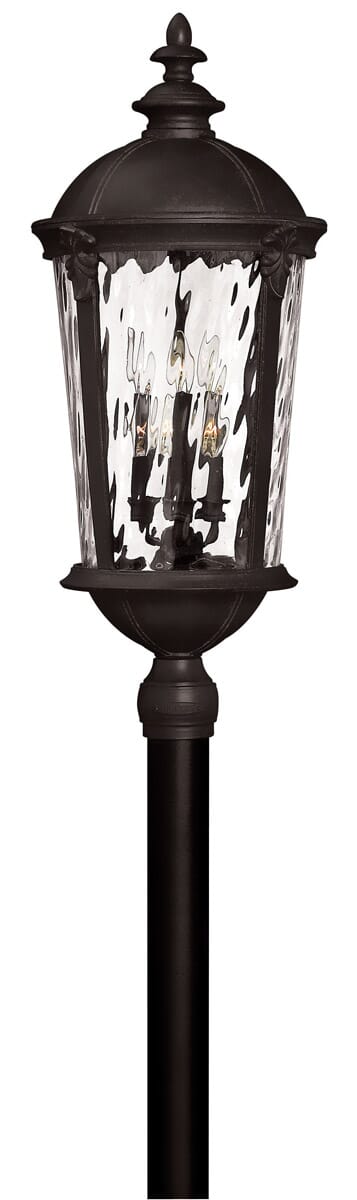 Black LED Post Top from the Windsor Collection