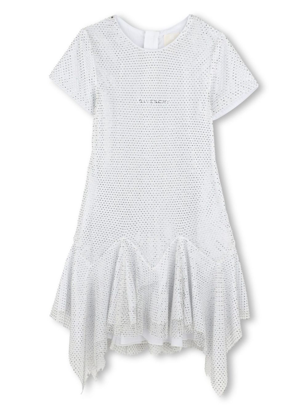Rhinestone-embellished dress - 016 LIGHT GREY
