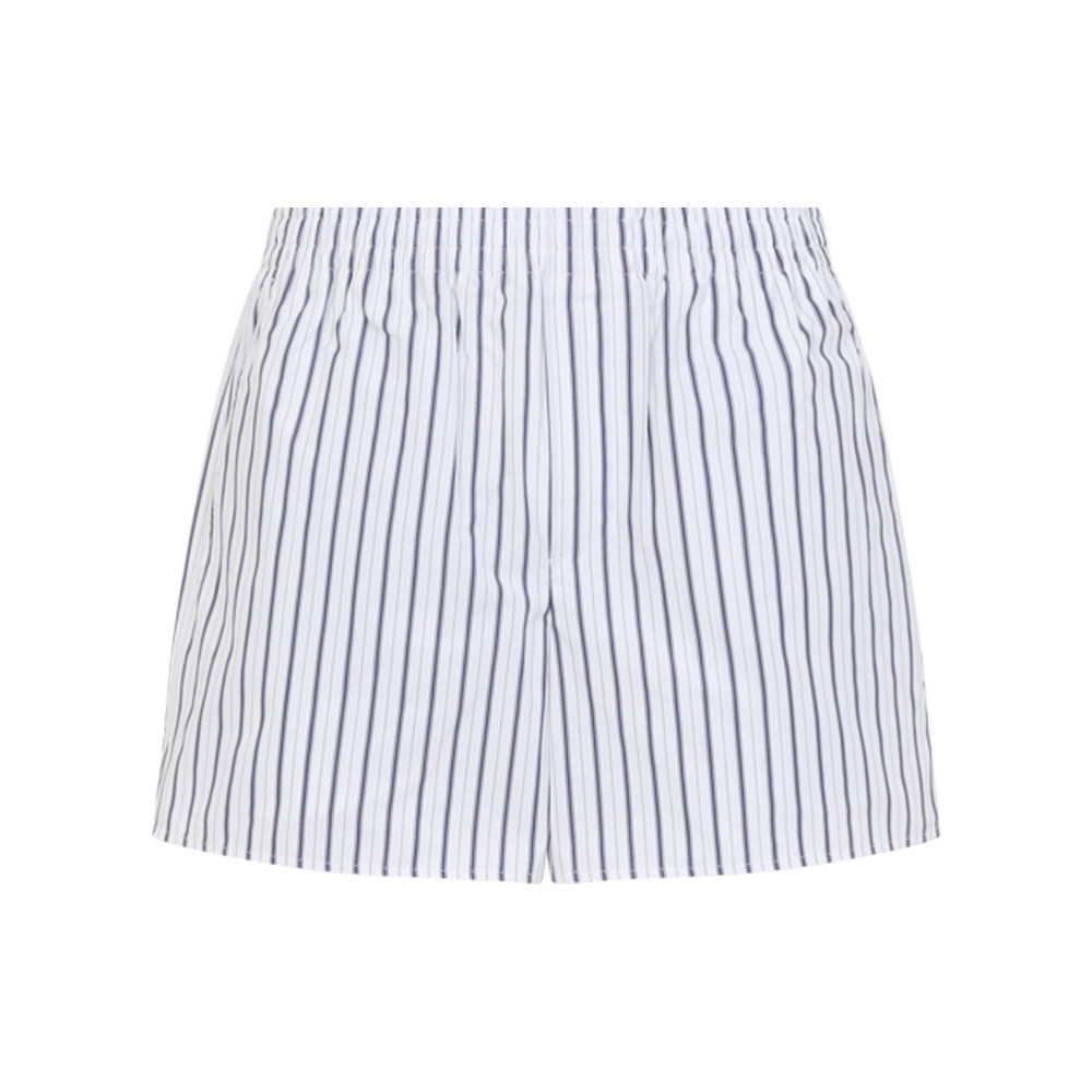 White Stripes Shorts