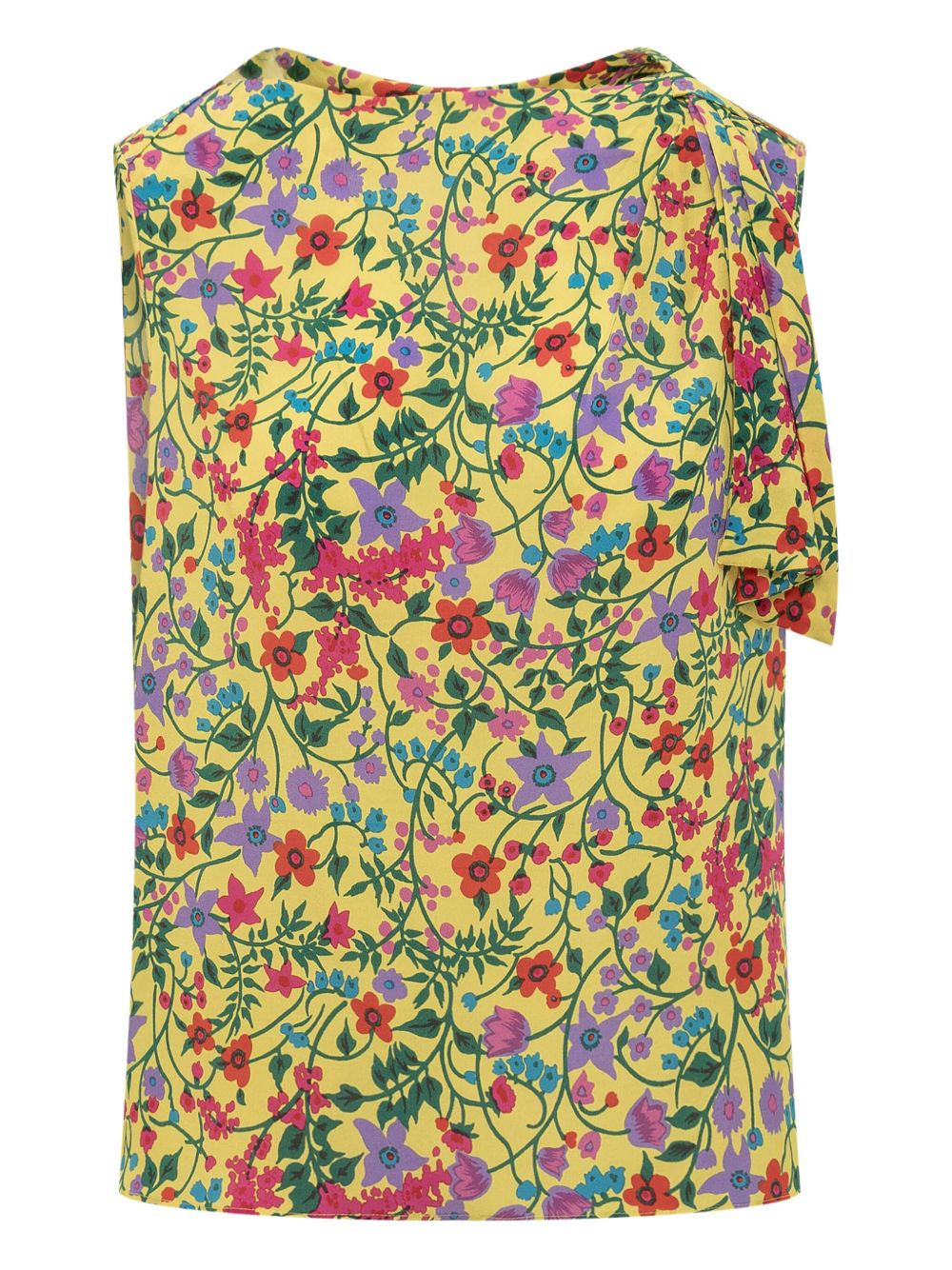 Silk top - Yellow