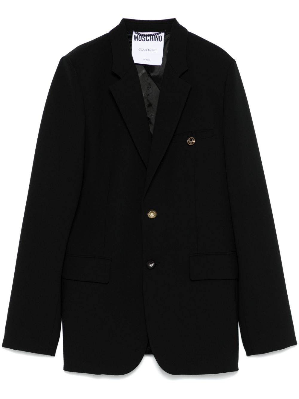 Crepe blazer - Black