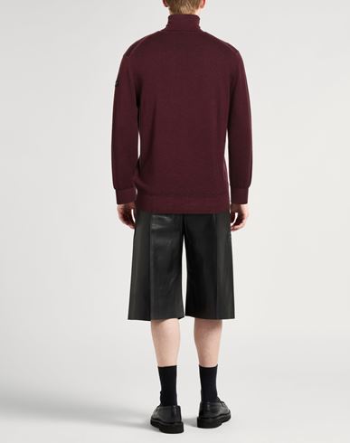 Paul & Shark Man Turtleneck Burgundy Size M Virgin Wool