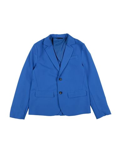 Kid Boy Blazer Blue Size 16 Polyester, Viscose, Elastane